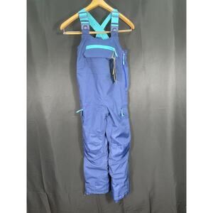 All in Motion Blue Bib Snow Pants, Small